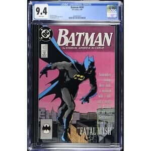 🔑🔥Batman 430 CGC Starlin Aparo Extraveganza! 9.4 2/1989 Cover 105020